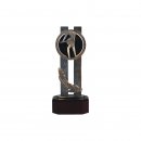 Figur  Billiard Figur auf Holzsockel H=200, Gravur im...