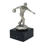 Figur Bowling Herren Alt-Silber 125mm