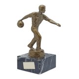 Figur Bowling Herren bronze 245mm Gewicht 2,390kg