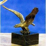 Figur FelsenFigur Adler vergoldet 14cm