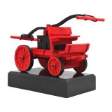 Figur Feuerwehrspitze rot H=155mm