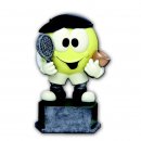 Figur Funny Sports Tennis 19cm inkl. Gravurschild und...