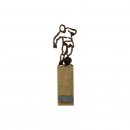 Figur Fussball H=250mm auf Sandssteinsockel, Gravur im...
