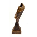 Figur Fuball - Schuh Trophe bronzefarben 195mm