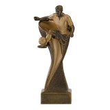 Figur Fuball - Spieler bronzefarben 170mm