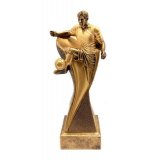 Figur Fuball - Spieler bronzefarben 195mm