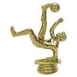 Figur Fussball gold 123mm