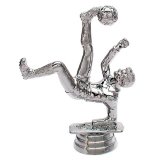 Figur Fussball silber 123mm