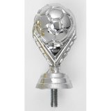 Figur Fussball silber 68mm