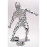 Figur Fussballer silber 180mm