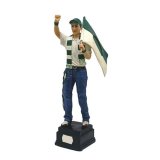Figur Fu�ballfan gr�n/weiss 28cm