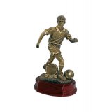 Figur Fu�ballspieler mit Ball 26 cm