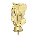 Figur Golf-Symbole gold H.110 mm