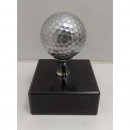 Figur Golfball silber 7 cm