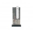 Figur H=245mm Angeln Fischen aus Metall - Marmor - Glas,...