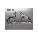 Figur Jagd Hunde Vorstehunde aus Metall gegossen 4,580 kg