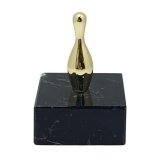Figur Kegel-Pin Glanz-Gold 80mm