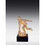 Figur Kegler Mann Glanz-Gold