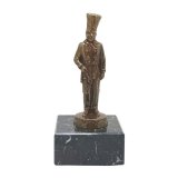 Figur Koch Bronze Metall 140mm