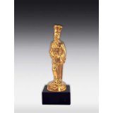 Figur Koch  Glanz-Gold Metall 140mm