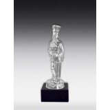 Figur Koch  Silber Metall 140mm
