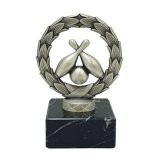 Figur Kranzkegel Alt-Sliber H=12,5cm Metallfigur