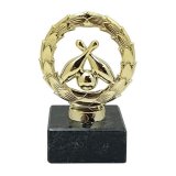 Figur Kranzkegel glanz-gold H=12,5 cm
