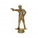 Figur Pistolenschtze 142mm goldfarben