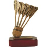 Figur Pokal Trophe Badminton H=210mm
