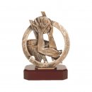 Figur Pokal Trophe Basketball H=200mm auf Holzsockel