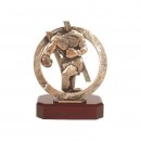 Figur Pokal Trophe Boxen H=210mm auf Holzsockel