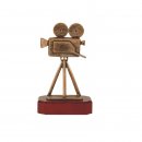 Figur Pokal Trophäe Kamera - Cinema H=220mm auf Holzsockel