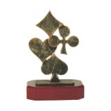 Figur Pokal Troph�e Karten Pokern - Skat H=205mm