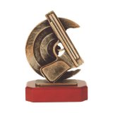 Figur Pokal Troph�e Schie�sport Pistole H=185mm