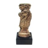 Figur Schach Turm und Pferd H= 15,5cm