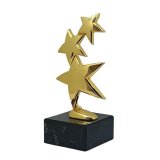 Figur Sterne goldfarben 21 cm