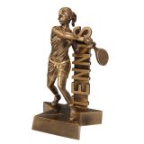 Figur Tennis Damen 17 cm inkl. Gravur