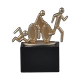 Figur Triathlon auf Holzsockel H=11,5 cm