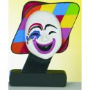Figur lachendes Clown Gesicht