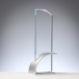 Glas-Metall Award H=255 mm Silber