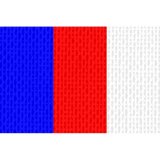 Halsband 11 mm blau-rot-wei