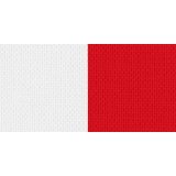 Halsband 22 mm wei-rot