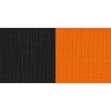 Halsband 22mm schwarz-orange