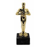 Hollywood-Award Classic  H=180mm Gold glnzend auf...