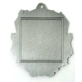 Jagdmedaille Hirsch versilbert 80 x75mm  mit se...