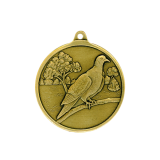 Jagdmedaille Ringeltaube bronzefarben �40mm  mit �se und...