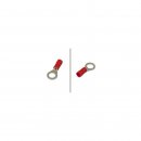 Kabelschuh - Ringzunge M6 rot isoliert (0,5-1,0mm)*