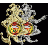 Karnevalsorden Gold 7,0cm Emblem 25mm nach ihrer Vorlage