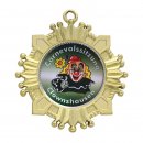 Karnevalsorden Gold 8,0cm Emblem 50mm nach ihrer Vorlage
