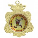 Karnevalsorden Gold 8,7cm Emblem 50mm